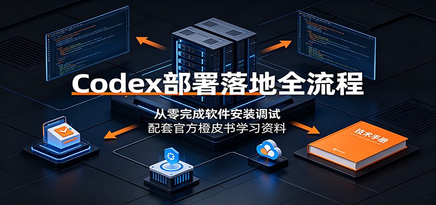 Codex部署落地全流程：从零完成软件安装调试，配套官方橙皮书学习资料-途喵资源网 精品教程 行业软件 热门项目 这里总能找到你需要的资源！