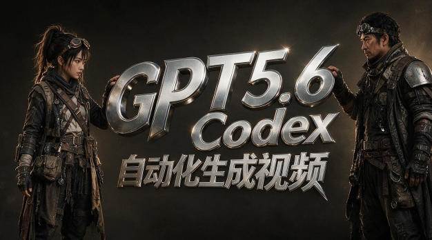 （19393期）GPT5.6+Codex自动化视频生成：提示词设计×角色设定×封面海报×工作流思路，高效产出AI视频-途喵资源网 精品教程 行业软件 热门项目 这里总能找到你需要的资源！