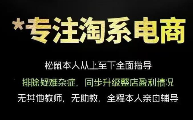 松鼠会电商VIP课程，从基础布局到高阶优化，助你掌握淘宝运营逻辑，提升店铺流量与转化（更新0711）-途喵资源网 精品教程 行业软件 热门项目 这里总能找到你需要的资源！