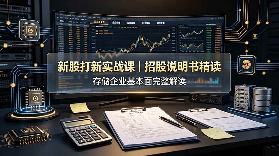 （19255期）付费文章：新股打新实战课｜招股说明书精读，存储企业基本面完整解读-途喵资源网 精品教程 行业软件 热门项目 这里总能找到你需要的资源！