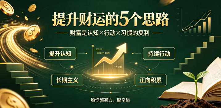 付费文章：提升财运的5个思路——财富是认知x行动x习惯的复利，愿你越努力，越幸运-途喵资源网 精品教程 行业软件 热门项目 这里总能找到你需要的资源！