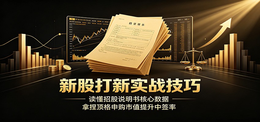 新股打新实战技巧：读懂招股说明书核心数据，拿捏顶格申购市值提升中签率-途喵资源网 精品教程 行业软件 热门项目 这里总能找到你需要的资源！