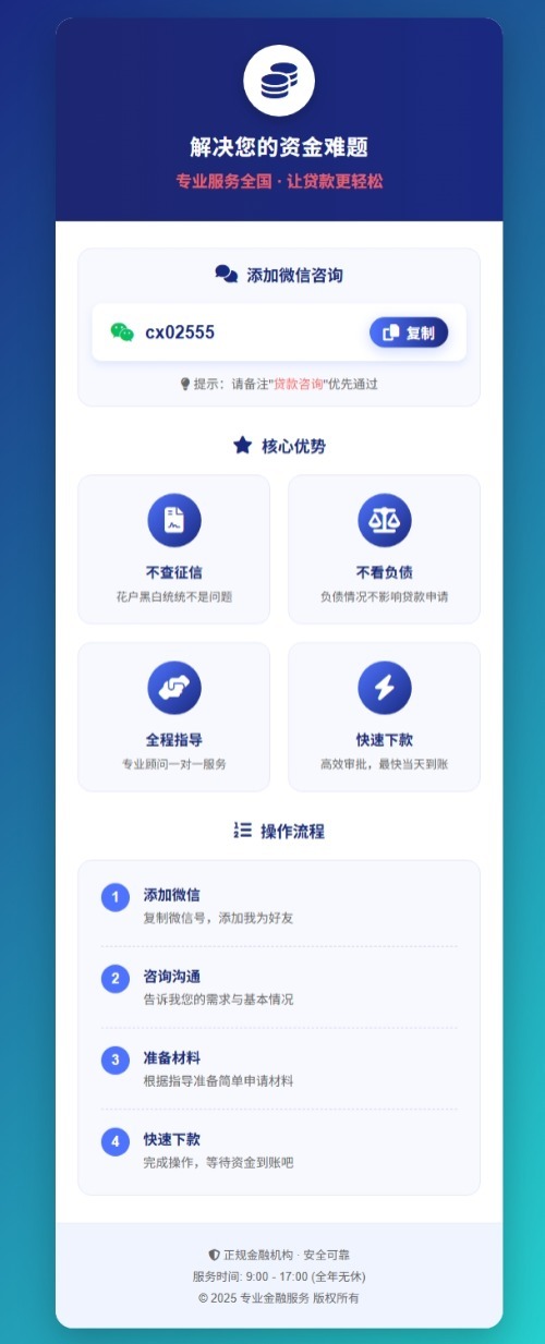 金融业务加个人微信单页源码-途喵资源网 精品教程 行业软件 热门项目 这里总能找到你需要的资源！