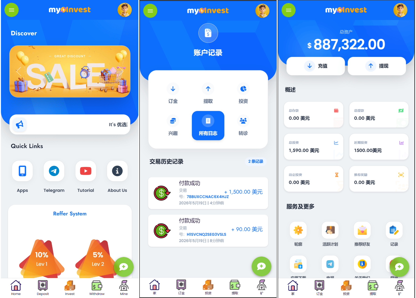 多语言自定义产品系统/企鹅养殖投资返利/一键安装-途喵资源网 精品教程 行业软件 热门项目 这里总能找到你需要的资源！