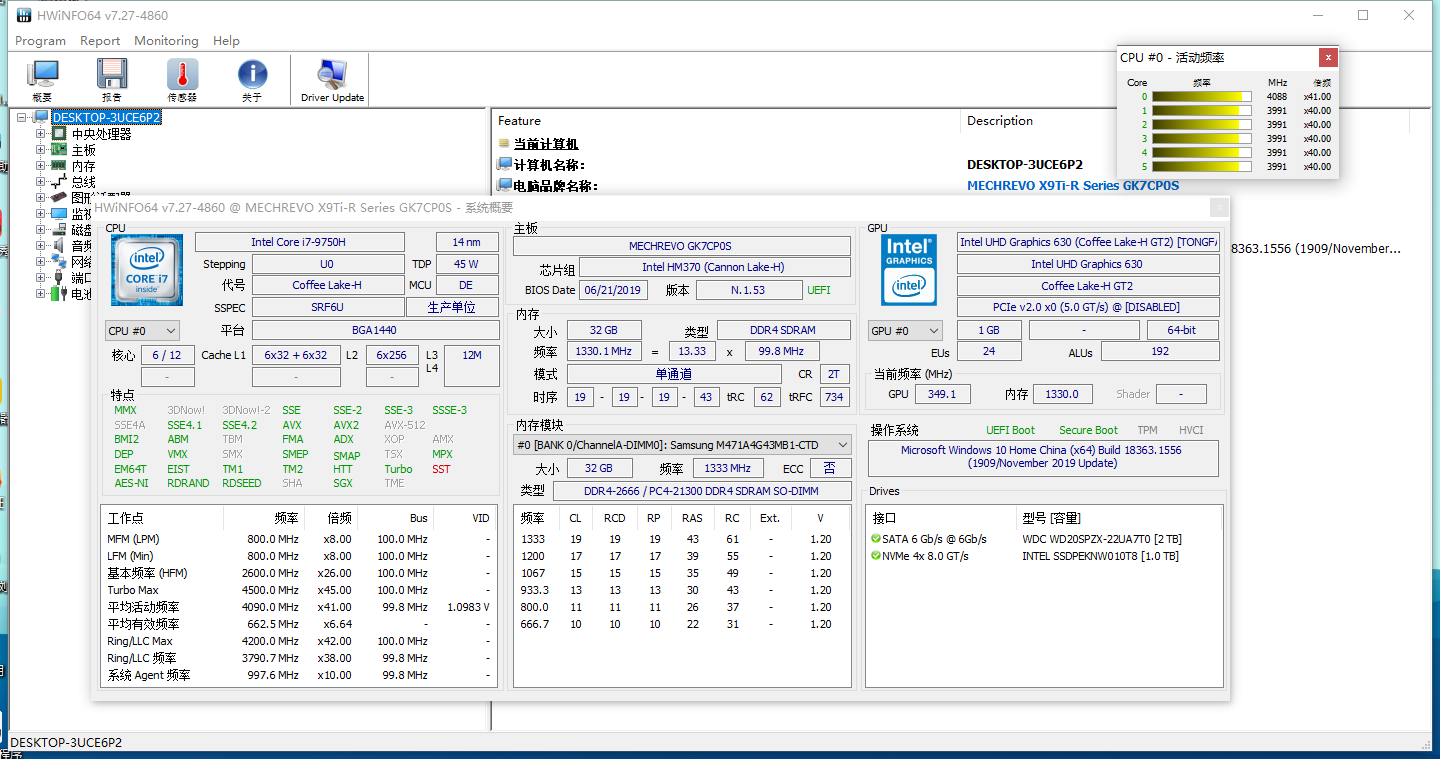 HWiNFO硬件检测工具v8.48.5995绿色版-途喵资源网 精品教程 行业软件 热门项目 这里总能找到你需要的资源！